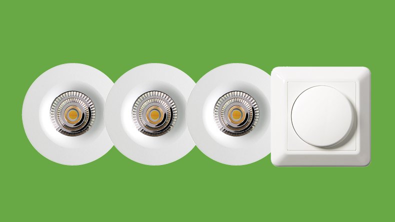 3 ganger bright pluss dimmer