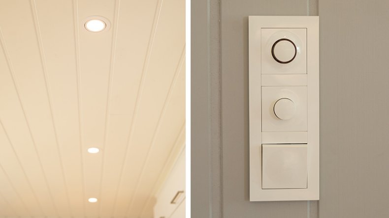 Gjør downlights fleksible med dimmer