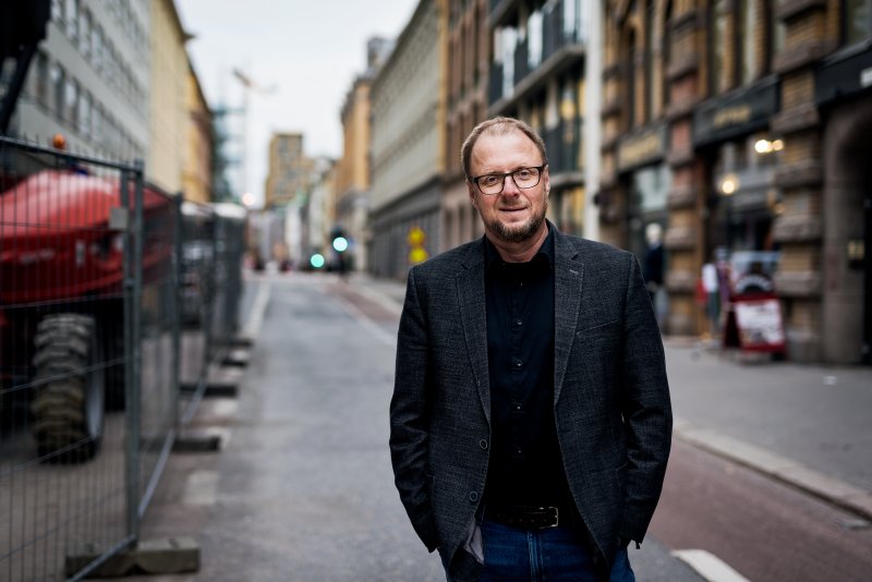 olav kasland i forbrukerrådet ute på gaten